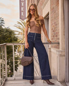 Raeley Super Stretch Wide Leg Jeans