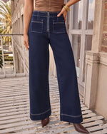 Raeley Super Stretch Wide Leg Jeans