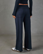 Luxe Routine Fleece Drawstring Wide Leg Sweatpants