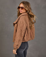 Honeyed Dreamer Cotton Quilted Jacket
