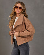 Honeyed Dreamer Cotton Quilted Jacket