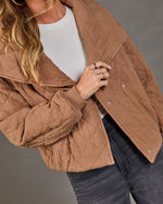 Honeyed Dreamer Cotton Quilted Jacket
