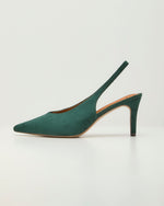 Merry Made Faux Suede Slingback Heels