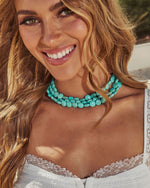 Saltwater Serenade Layered Beaded Necklace