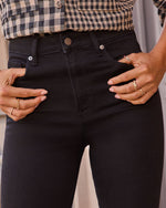 Ayla Super Stretch High Rise Color Flare Jeans