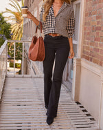 Ayla Super Stretch High Rise Color Flare Jeans