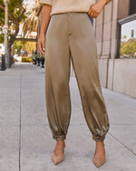 Forward Feeling Satin Joggers
