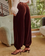 Forward Feeling Velvet Joggers