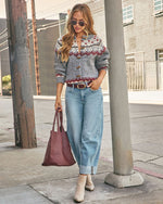 Meadow View Abstract Cardigan