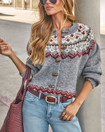 Meadow View Abstract Cardigan