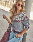 Meadow View Abstract Cardigan