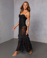 Loverly Slip Lace Maxi Dress