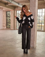 Lost Soul Knit Ghost Graphic Cardigan