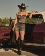 Festival Moonrise Denim High Rise Shorts
