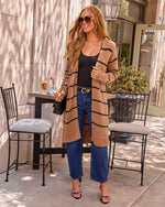 Clement Striped Longline Cardigan