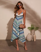 Briar Striped Lightweight Midi Dress