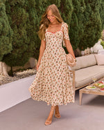 Rayleen Floral Chiffon Maxi Dress