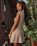 Heirloom Estate Knit Mock Neck Mini Dress