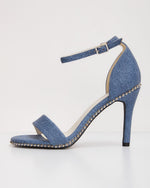 Denim % Persona Denim Studded Heels-2