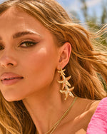 Ocean Glow Drop Starfish Earrings