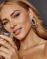 Charmed Dream Embellished Teardrop Earrings