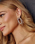 Charmed Dream Embellished Teardrop Earrings