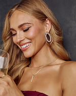 Charmed Dream Embellished Teardrop Earrings