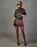 Lydia Vegan Leather Moto Jacket