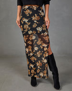 Honeyed Hour Floral Maxi Skirt