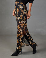 Honeyed Hour Floral Maxi Skirt