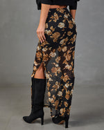 Honeyed Hour Floral Maxi Skirt