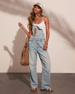 Summer Tide Denim Overalls