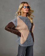 Simply Cozy Knit Argyle Sweater