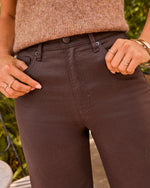 VICI Icon Coated High Rise Straight Jeans