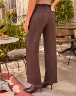 VICI Icon Coated High Rise Straight Jeans
