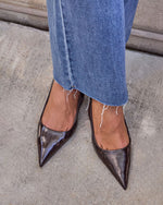 Brown % Isaline Leopard Slingback Heels-4