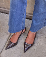 Brown % Isaline Leopard Slingback Heels-1