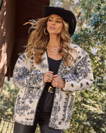 Whisper Peak Paisley Print Fleece Jacket