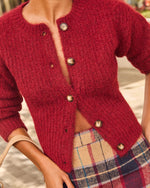 Early Chill Ribbed Knit Cardigan