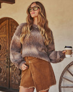 Donahue Fuzzy Knit Sweater