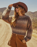 Donahue Fuzzy Knit Sweater