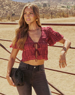 Carmalyn Front Tie Top