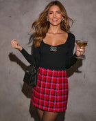 Black % Wrapped In A Dream Bow Embellished Sweater-1