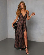 Harvest Kiss Lace Maxi Dress