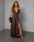 Harvest Kiss Lace Maxi Dress