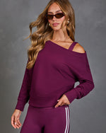 Motion Theory Off The Shoulder Sweatshirt