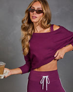 Motion Theory Off The Shoulder Sweatshirt