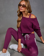 Motion Theory Off The Shoulder Sweatshirt