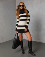 Rieley Knit Colorblock Mini Dress