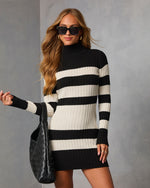 Rieley Knit Colorblock Mini Dress